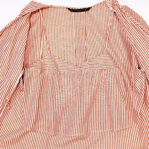 New Zara Metallic Stripes 2 pc set